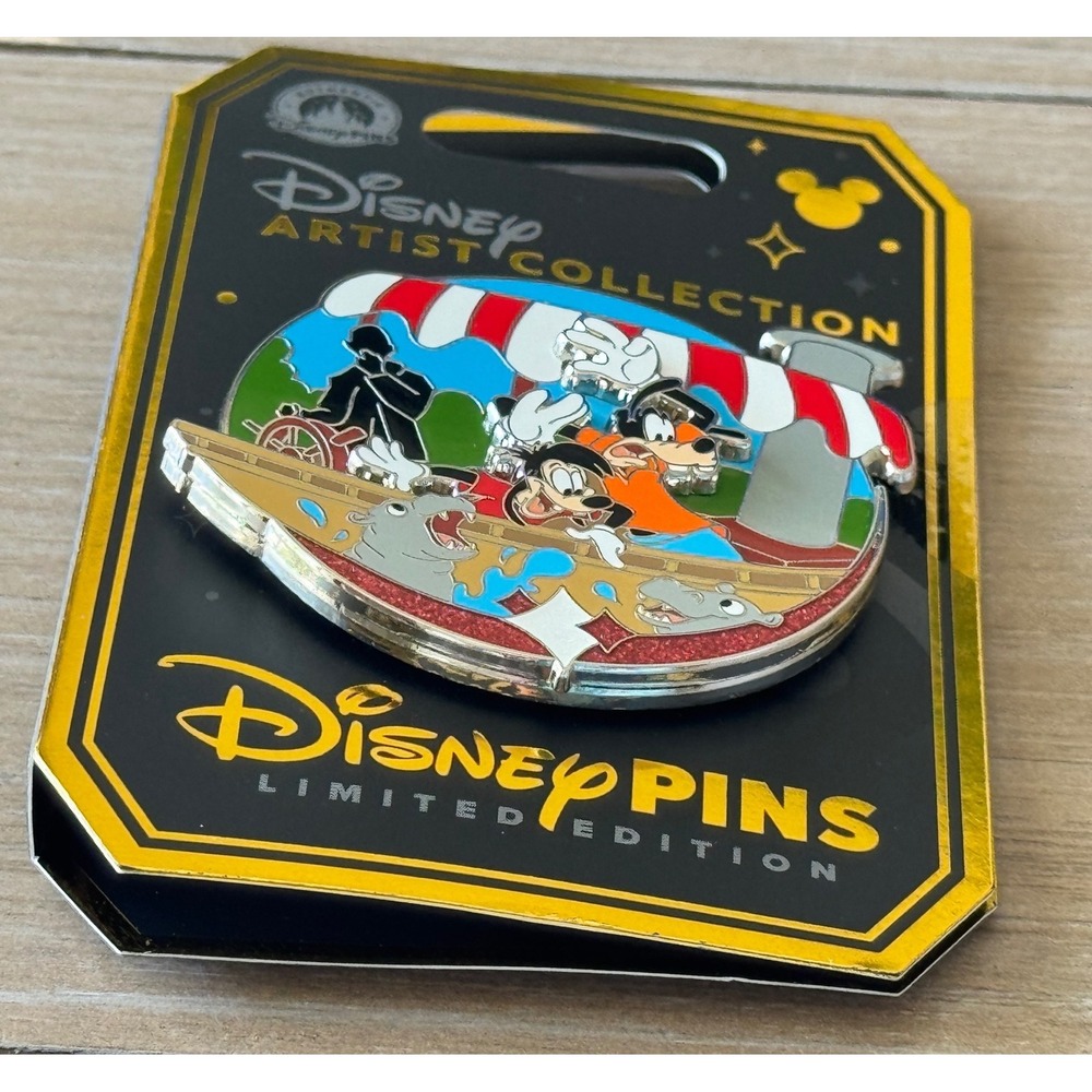 Disney Artist Collection 2026 Goofy Max Jungle Cruise LE Pin Signed by Artist - Picture 3 of 7